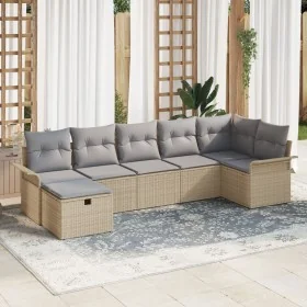 Conjunto de Sofá de Jardín de 7 Piezas con