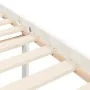 Seniorenbett Massivholz Kopfteil weiß 140x200 cm von vidaXL, Betten und Lattenroste - Ref: Foro24-3195482, Preis: 186,69 €, R...
