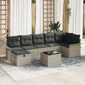 Conjunto de Sofá de Jardín de 8 Piezas con