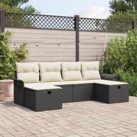 Conjunto de Sofá de Jardín de 6 Piezas con