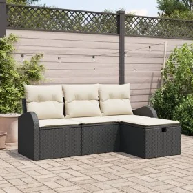 Comprar Conjunto de sofá de jardín de 4 piezas