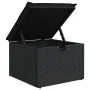 Juego de Sofás de Jardín de 4 Piezas con Cojines Negro Poliratán by , Outdoor sofas - Ref: Foro24-3359052, Price: 264,03 €, D...