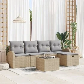 Conjunto de Sofás de Jardín de 6 Piezas con
