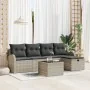 Conjunto de Sofá de Jardín de 6 Piezas con Cojines Ratán Poligrey by , Outdoor sofas - Ref: Foro24-3359071, Price: 389,44 €, ...