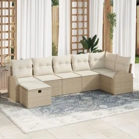 Conjunto de Sofá de Jardín de 7 Piezas Con