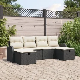Conjunto de Sofá de Jardín de 6 Piezas con