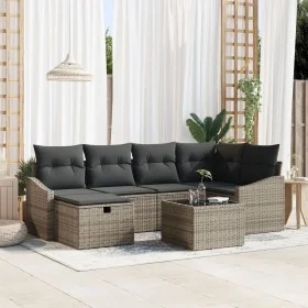 Conjunto de Sofá de Jardín de 7 Piezas con