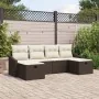 Set de Sofás de Jardín de 6 Piezas con Cojines Marrón Poliratán | Foro24.es | Tu tienda online para hogar, jardín y más Foro24.es
