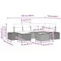 Conjunto de Sofá de Jardín de 7 Piezas con Cojines de Ratán Sintético Gris Claro von , Outdoor-Sofas - Ref: Foro24-3359391, P...