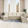 Conjunto de 8 Sofás de Jardín con Cojines Beige Poliratán de , Sofás de exterior - Ref: Foro24-3359430, Precio: 581,24 €, Des...