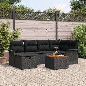 Conjunto de Sofá de Jardín de 7 Piezas con