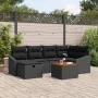 Juego de Sofá de Jardín de 7 Piezas con Cojines Ratán Negro von , Outdoor-Sofas - Ref: Foro24-3359569, Preis: 432,68 €, Rabat...