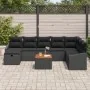 Set de sofá de jardín de 9 piezas con cojines ratán negro von , Outdoor-Sofas - Ref: Foro24-3359583, Preis: 550,57 €, Rabatt:...