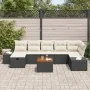 Juego de Sofá de Jardín de 8 Piezas con Cojines Negro Poliratán by , Outdoor sofas - Ref: Foro24-3359600, Price: 492,24 €, Di...