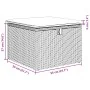 Conjunto de Sofá de Jardín de 8 Piezas con Cojines Ratán Polimérico Negro by , Outdoor sofas - Ref: Foro24-3359654, Price: 51...