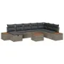 Juego de Sofá de Jardín de 9 Piezas con Cojines Gris Ratán Sintético by , Outdoor sofas - Ref: Foro24-3359661, Price: 567,80 ...