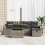 Juego de Sofá de Jardín de 6 Piezas con Cojines Gris Ratán Poli by , Outdoor sofas - Ref: Foro24-3359746, Price: 400,76 €, Di...
