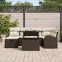 Conjunto de Sofá de Jardín de 7 Piezas con Cojines de Poliratan Marrón | Foro24.es | Tu tienda online para hogar, jardín y más Foro24.es