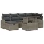 Juego de Sofá de Jardín de 7 Piezas con Cojines de Poliratán Gris von , Outdoor-Sofas - Ref: Foro24-3359756, Preis: 475,51 €,...