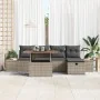 Juego de Sofá de Jardín de 6 Piezas con Cojines Gris Poliratán von , Outdoor-Sofas - Ref: Foro24-3360074, Preis: 435,20 €, Ra...