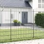 VidaXL Cerca de Jardín con Parte Superior en Bucle Gris 6,8x2 m de Acero | Foro24.es | Tu tienda online para hogar, jardín y más Foro24.es