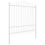 Cerca de Jardín con Parte Superior Arqueada Blanca 3,4x1,75 m de Acero | Foro24.es | Tu tienda online para hogar, jardín y más Foro24.es