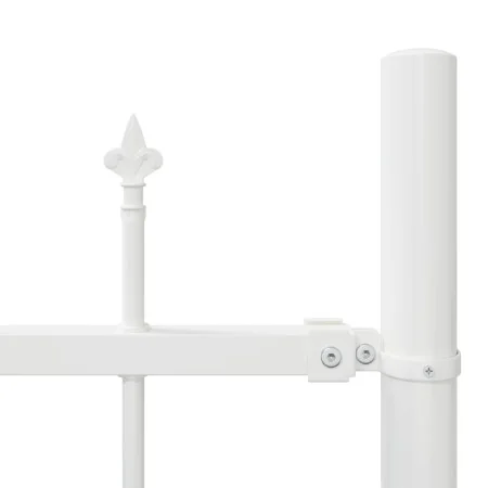 Valla de jardín con parte superior en arco Blanca 5,1x1,5 m Acero | Foro24.es | Tu tienda online para hogar, jardín y más Foro24.es