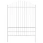 Valla de jardín con arco blanca 11,9x2 m de acero | Foro24.es | Tu tienda online para hogar, jardín y más Foro24.es