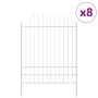 Cerca de Jardín VidaXL Blanca con Parte Superior de Arco 13,6x2 m de Acero | Foro24.es | Tu tienda online para hogar, jardín y más Foro24.es