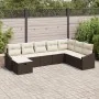 Juego de Sofá de Jardín de 8 Piezas con Cojines Marrón Rattan Poliéster von , Outdoor-Sofas - Ref: Foro24-3360659, Preis: 514...