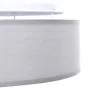 Luces de Techo Empotradas Gris Ø 38 cm Tela E27 de , Lámparas - Ref: Foro24-42001208, Precio: 45,45 €, Descuento: %