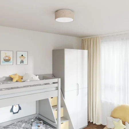 Luces de Techo con Pantalla Estrellada Taupe Ø 30 cm Tela E27 | Foro24.es | Tu tienda online para hogar, jardín y más Foro24.es