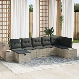 Comprar Juego de Sofá de Jardín de 7 Piezas con