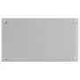 Luz de Salpicadero de Cocina Gris Claro 70x40x0,6 cm Vidrio Templado von , Küchengeräte und Utensilien - Ref: Foro24-42001226...