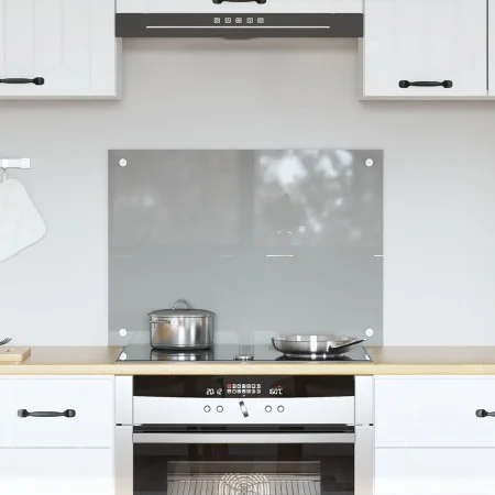 Luz de Salpicadero de Cocina Gris Claro 70x50x0,6 cm Vidrio Templado von , Küchengeräte und Utensilien - Ref: Foro24-42001227...
