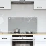 Luz de Salpicadero de Cocina Gris Claro 80x40x0,6 cm Vidrio Templado by , Kitchen tools and utensils - Ref: Foro24-42001229, ...