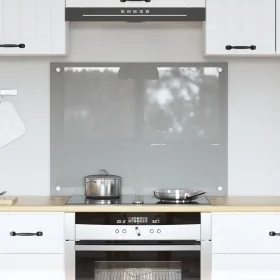 VidaXL Luz de Salpicadero de Cocina Gris Claro 80x60x0,6 cm Vidrio Templado von , Küchengeräte und Utensilien - Ref: Foro24-4...