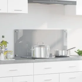 Luz de Salpicadero de Cocina Gris Claro 90x40x0,6