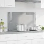 Luz de Salpicadero de Cocina Gris Claro 90x50x0.6 cm Vidrio Templado by , Kitchen tools and utensils - Ref: Foro24-42001233, ...