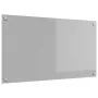 Luz de Salpicadero de Cocina Gris Claro 90x50x0.6 cm Vidrio Templado by , Kitchen tools and utensils - Ref: Foro24-42001233, ...