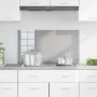 Luz de Salpicadero de Cocina Gris Claro 90x50x0.6 cm Vidrio Templado by , Kitchen tools and utensils - Ref: Foro24-42001233, ...