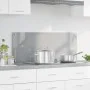 Luz de Salpicadero de Cocina Gris Claro 100x40x0,6 cm de Vidrio Templado by , Kitchen tools and utensils - Ref: Foro24-420012...