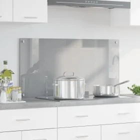 Fondo de Cocina Gris Claro 100x50x0,6 cm de Vidrio Templado de , Herramientas y utensilios de cocina - Ref: Foro24-42001236, ...