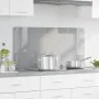Fondo de Cocina Gris Claro 100x50x0,6 cm de Vidrio Templado de , Herramientas y utensilios de cocina - Ref: Foro24-42001236, ...