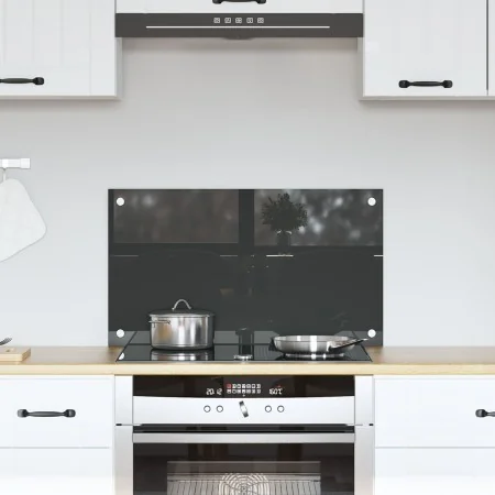 Fondo de Cocina Gris Oscuro 70x40x0,6 cm Vidrio Templado de , Herramientas y utensilios de cocina - Ref: Foro24-42001238, Pre...
