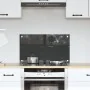 Fondo de Cocina Gris Oscuro 70x40x0,6 cm Vidrio Templado de , Herramientas y utensilios de cocina - Ref: Foro24-42001238, Pre...
