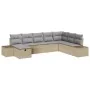 Juego de Sofás de Jardín de 8 Piezas con Cojines Beige de Polirratán by , Outdoor sofas - Ref: Foro24-3360761, Price: 538,86 ...