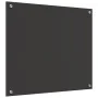 Respaldo de Cocina Gris Oscuro 70x60x0,6 cm Vidrio Templado de , Herramientas y utensilios de cocina - Ref: Foro24-42001240, ...