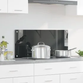 Fondo de Cocina Gris Oscuro 90x40x0,6 cm Vidrio Templado by , Kitchen tools and utensils - Ref: Foro24-42001244, Price: 35,85...