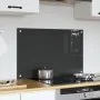 vidaxl Salpicadero de Cocina Gris Oscuro 80x50x0.6 cm de Vidrio Templado | Foro24.es | Tu tienda online para hogar, jardín y más Foro24.es